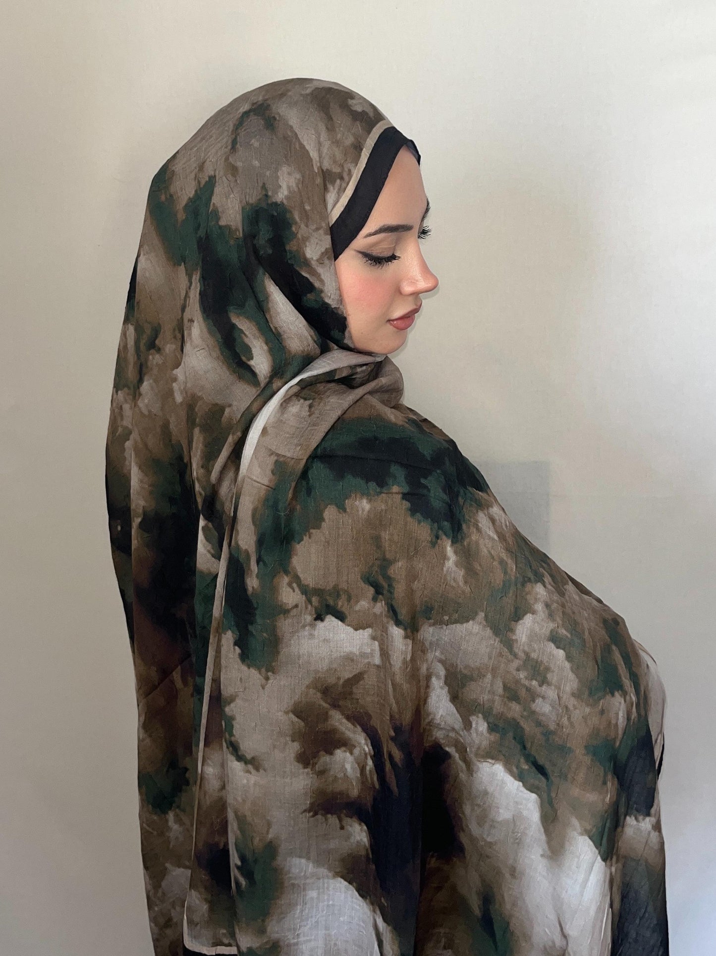 BAMBU DESENLİ KRAŞ ŞAL