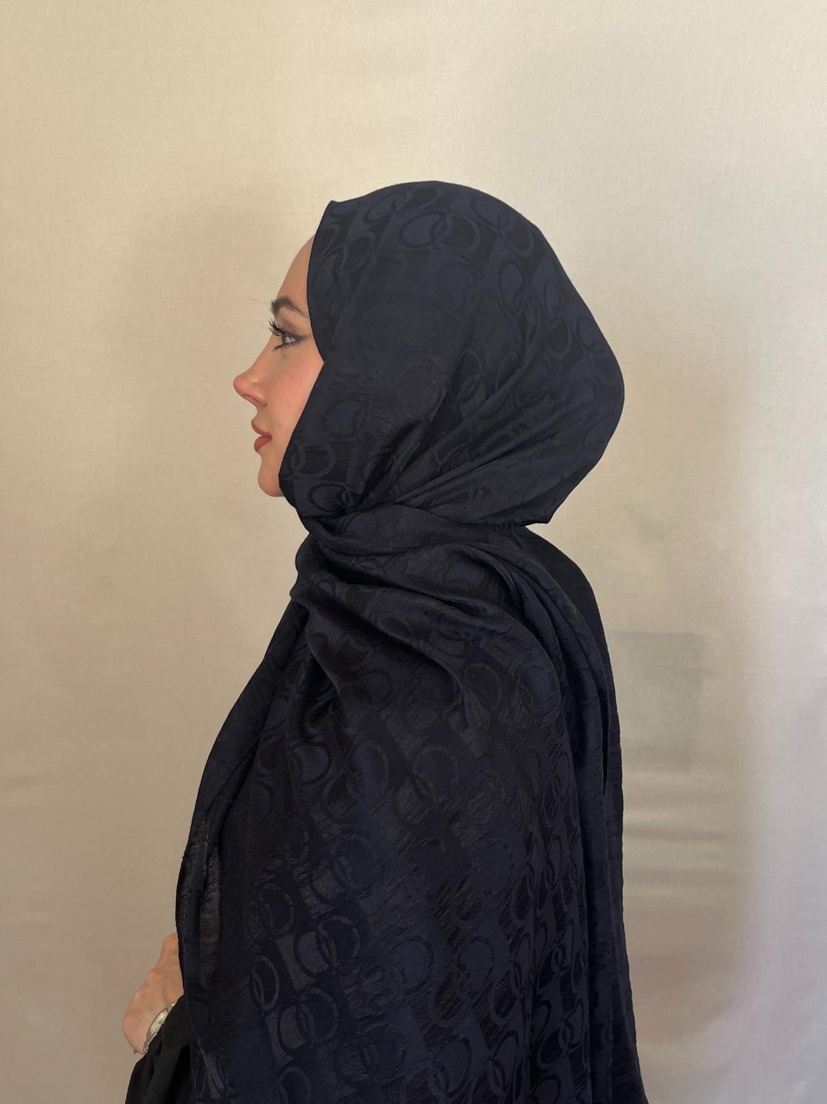 BAMBU JAKAR ŞAL LACİVERT